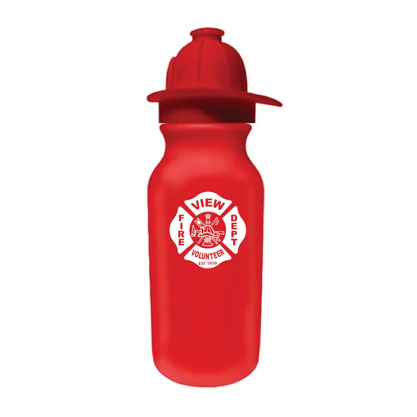 Cycle Bottle With Firefighter Helmet