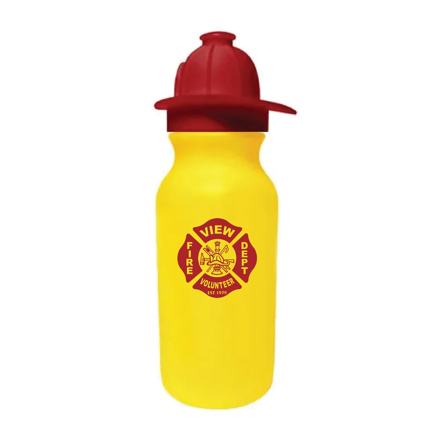 Cycle Bottle With Firefighter Helmet