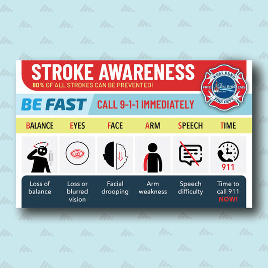 5x8 Stroke Awareness Magnets